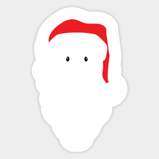 Santa Claws is coming to town Sticker